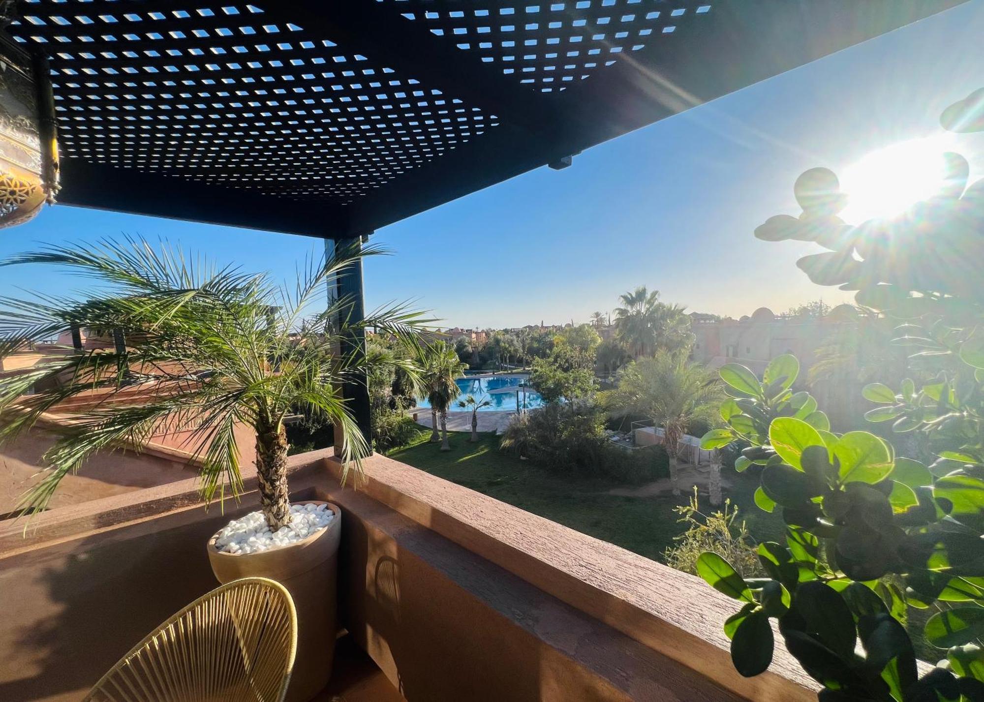 Duplex Atlas Golf Resort Pοοl Νieω Seriniτყ & Cαlm Marrakesh Esterno foto